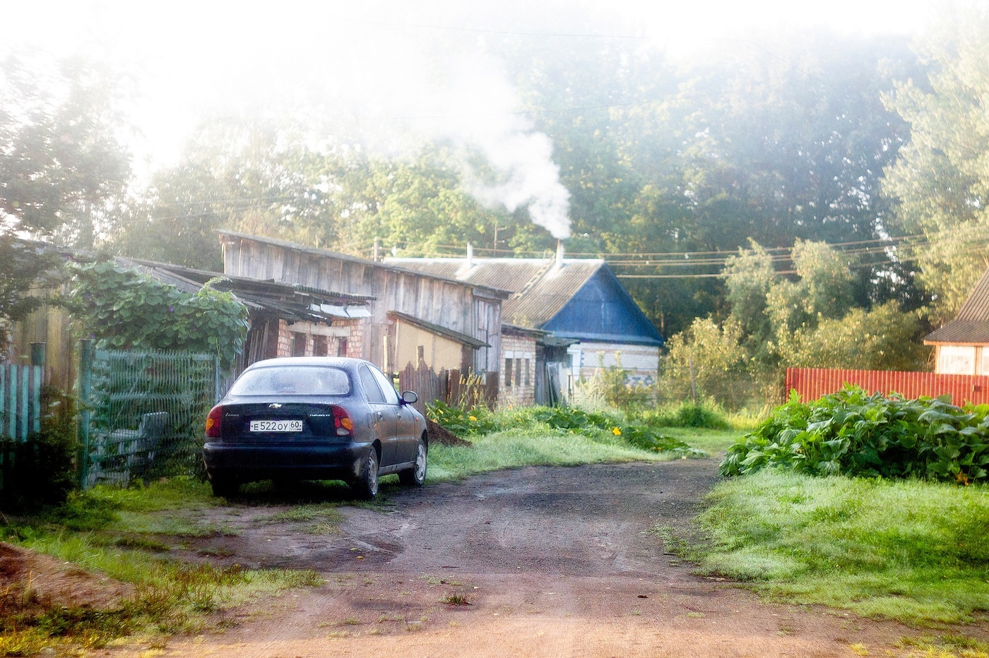 Утро. Август где-то на северо-западе России.