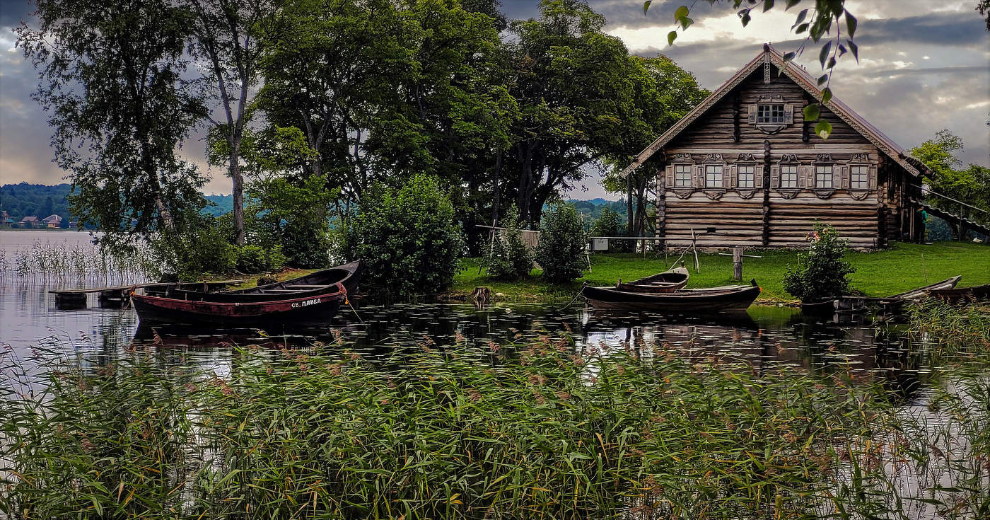 На острове Кижи.