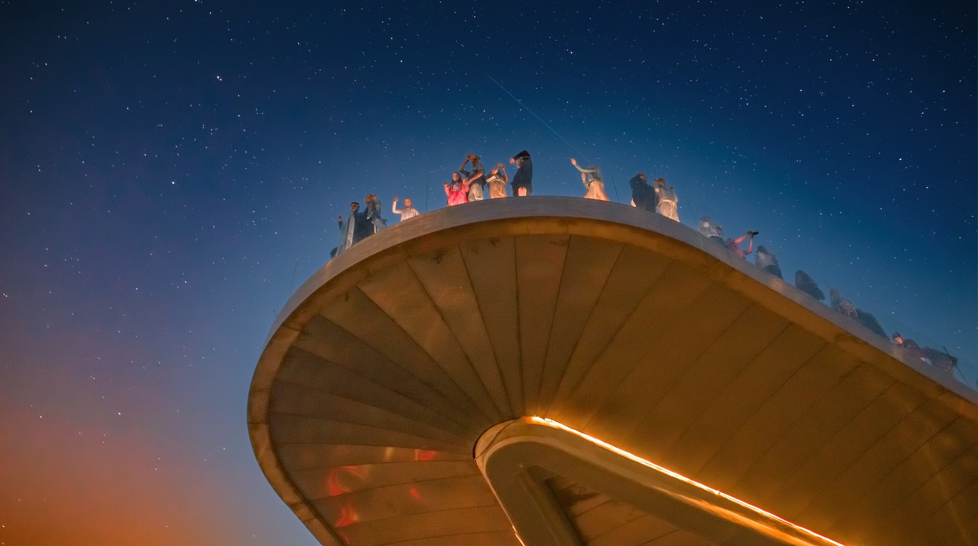 "Летающий" мост в Зарядье
