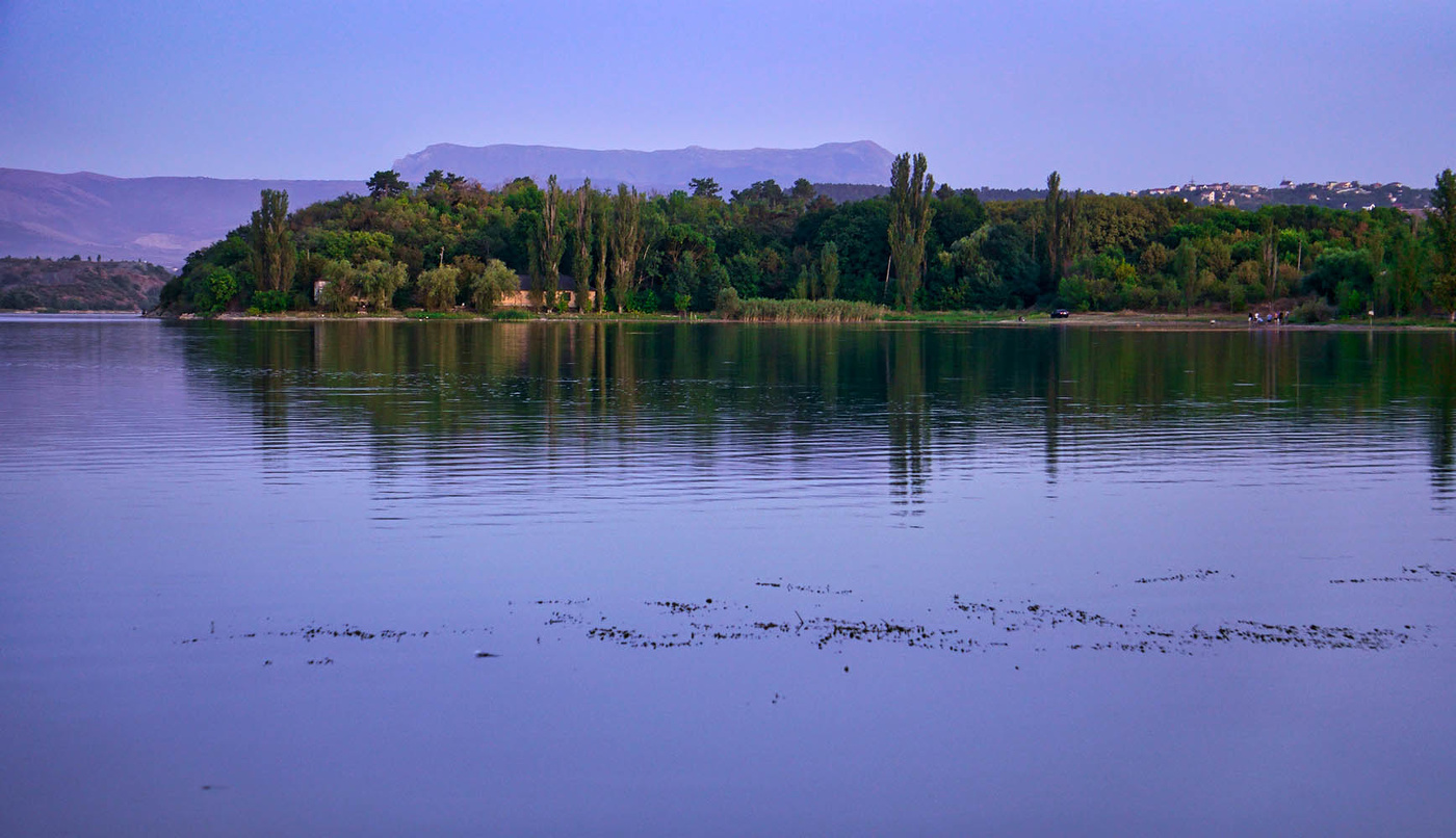 Вечер на Симферопольском водохранилище