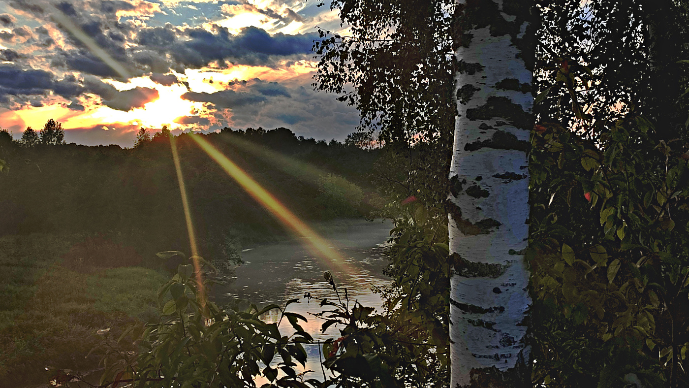 луч солнца золотой