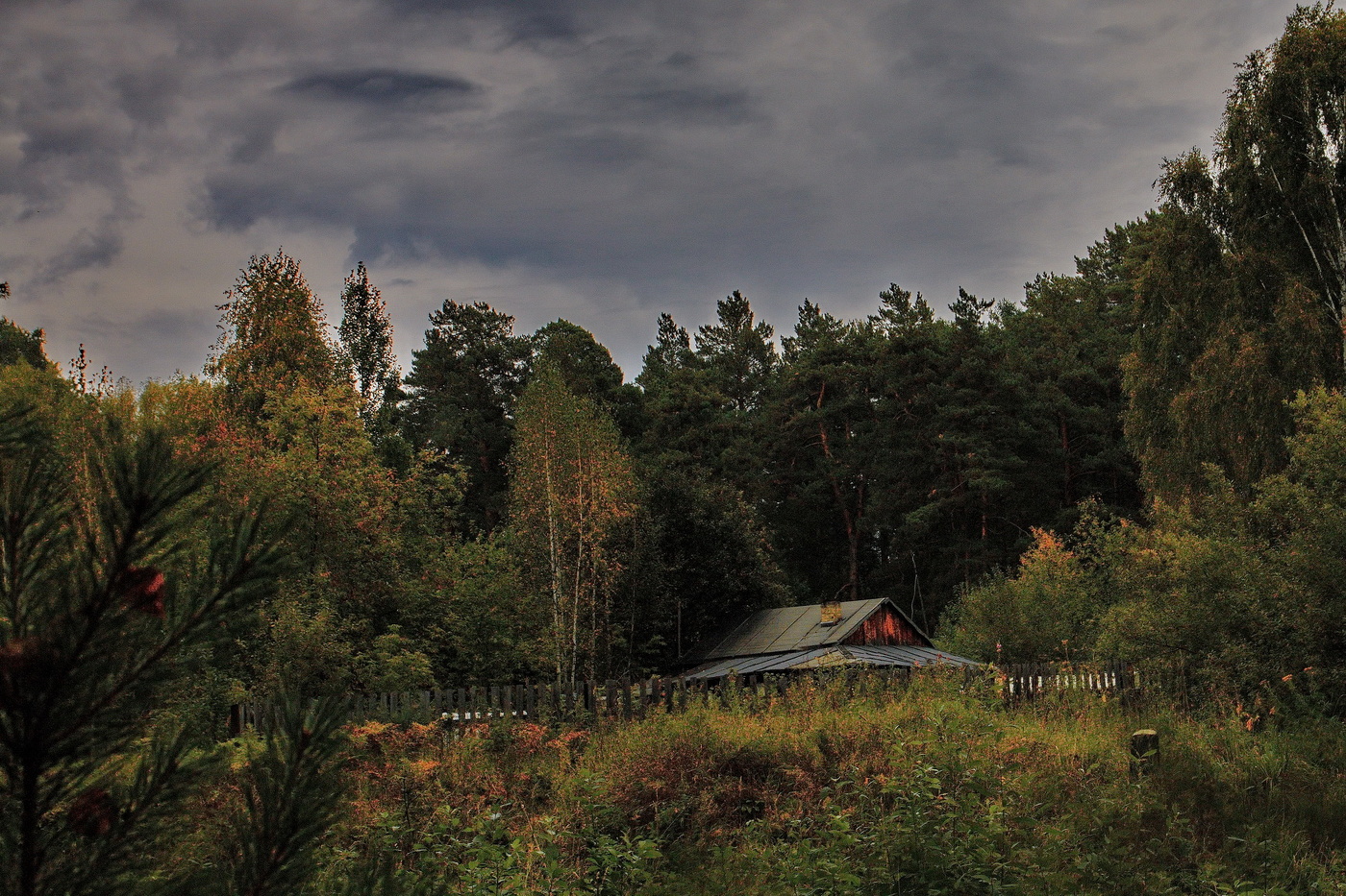После дождя.