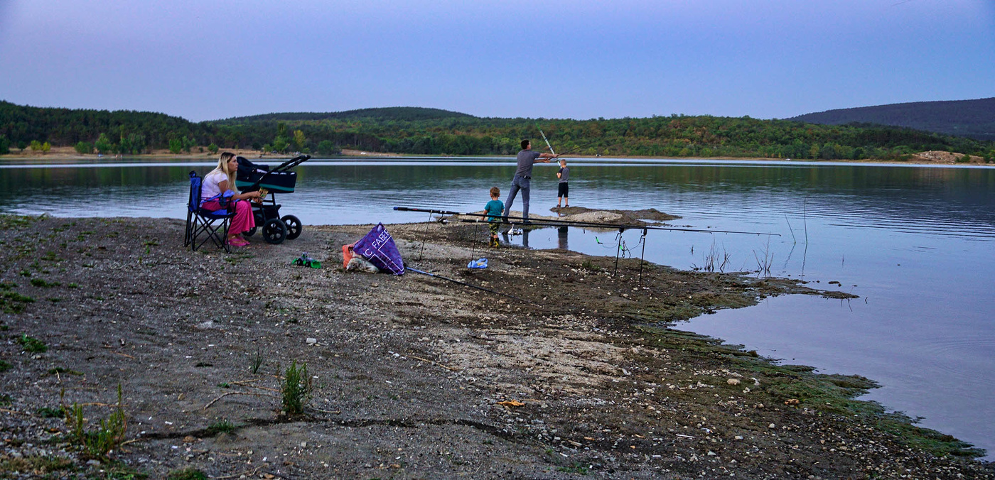 Вечер на Симферопольском водохранилище
