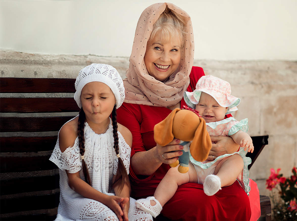 Когда у тебя самая красивая Ба!)