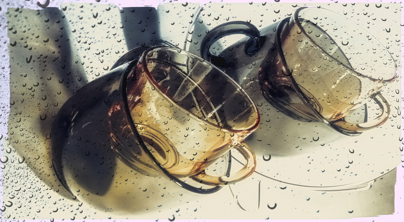 Этюд с чашками.