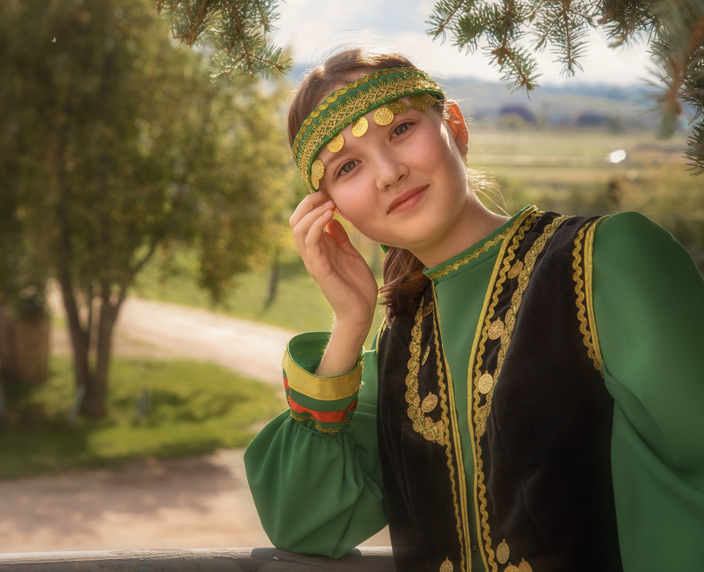 На празднике в селе Бишкураево