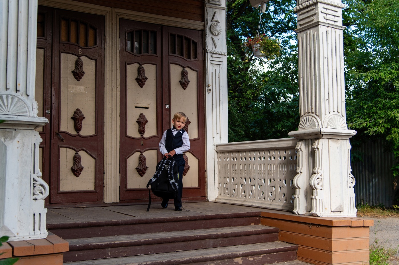 Матвей идёт в первый класс