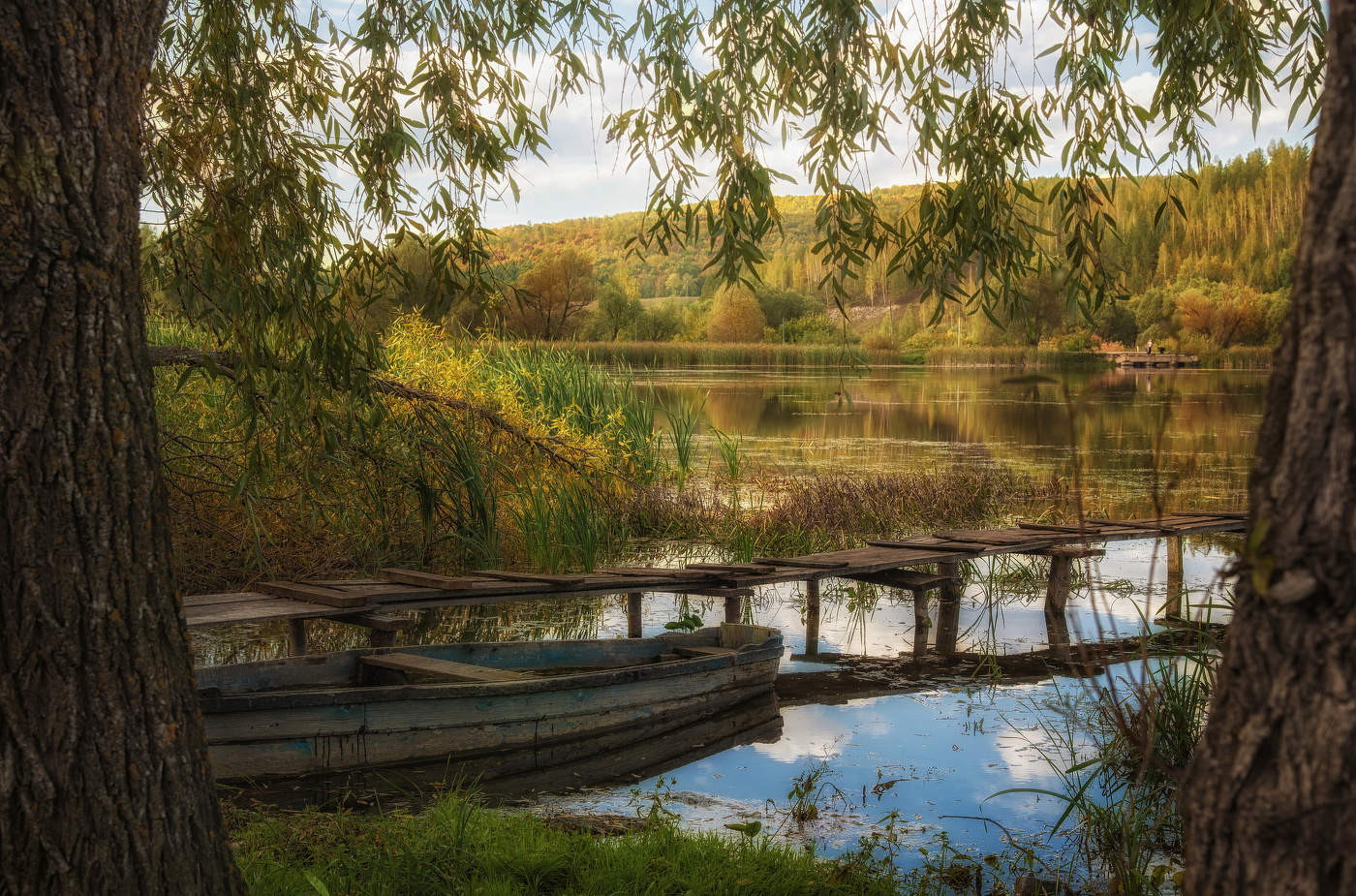 Пруд в селе Верхнетроицком