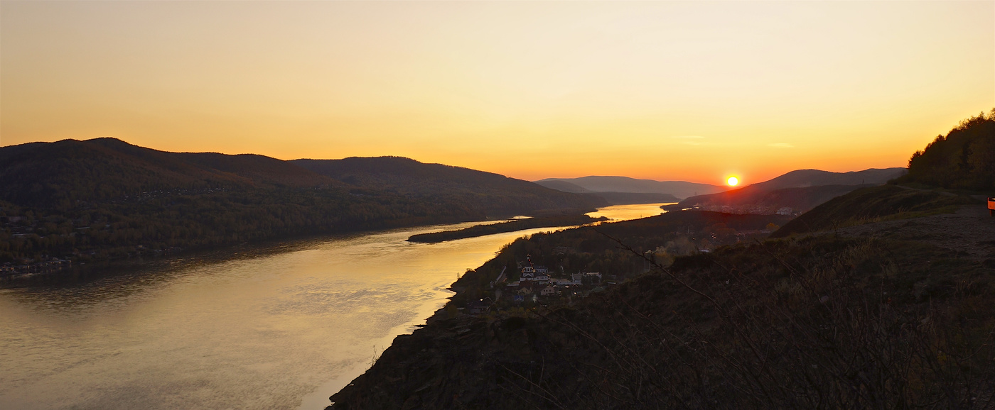 Закат осенний