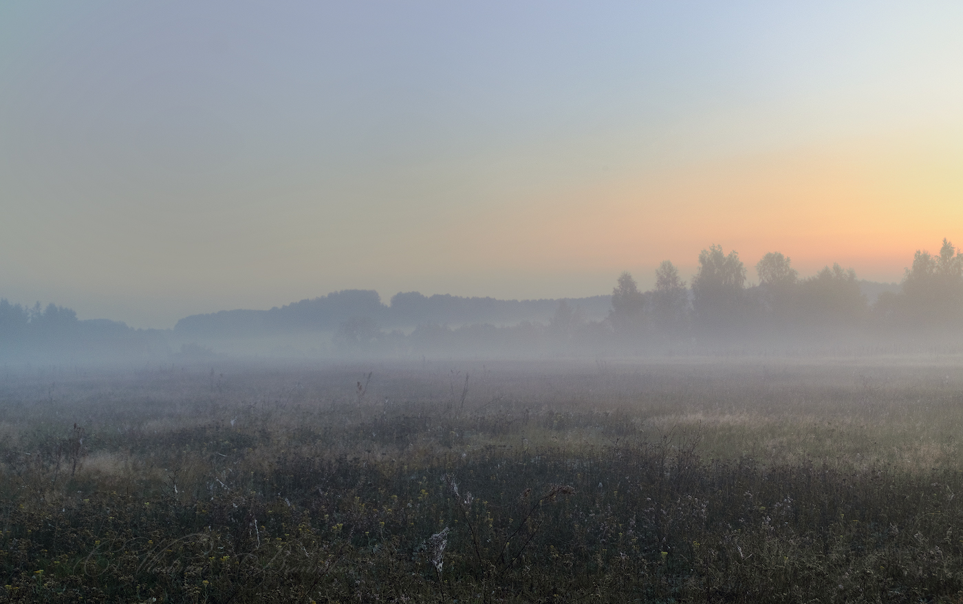 Заря туманного утра