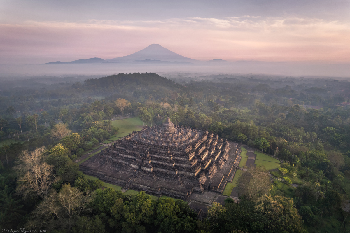 "Пейзаж острова Ява"