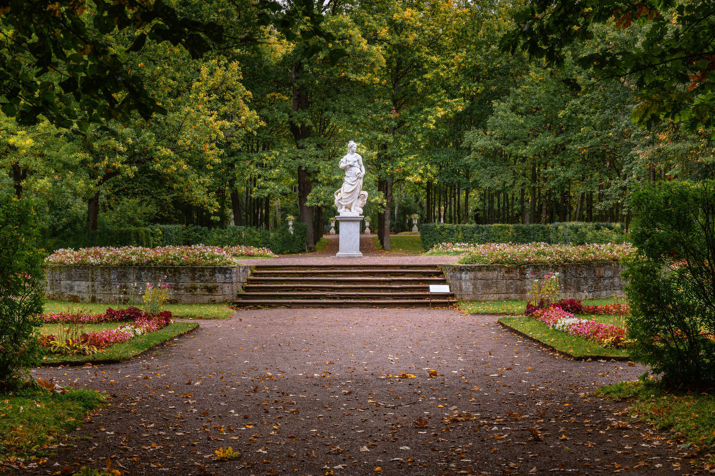 По аллеям Павловского парка.