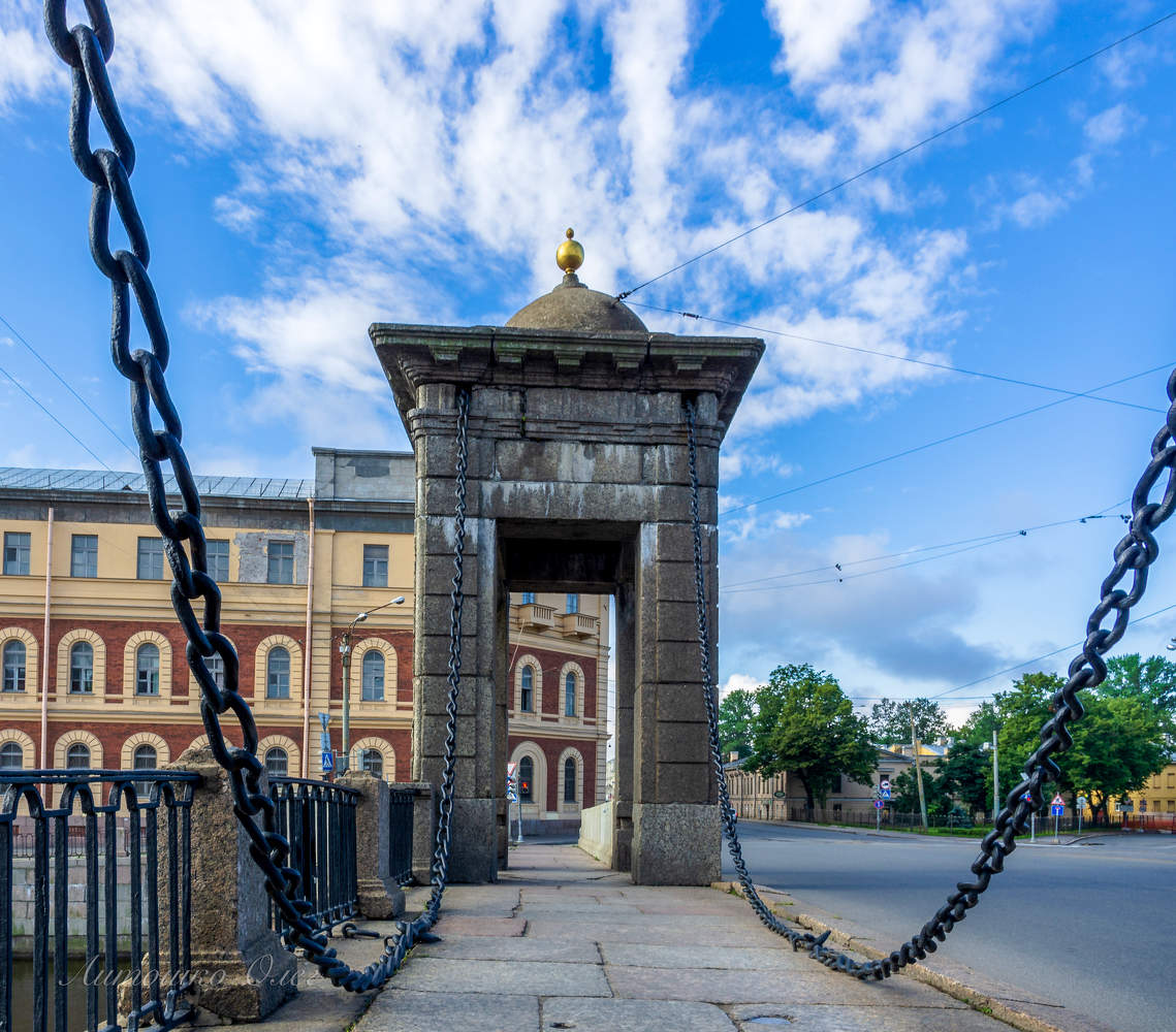 Утро Петербурга. Старо-Калинкин мост.