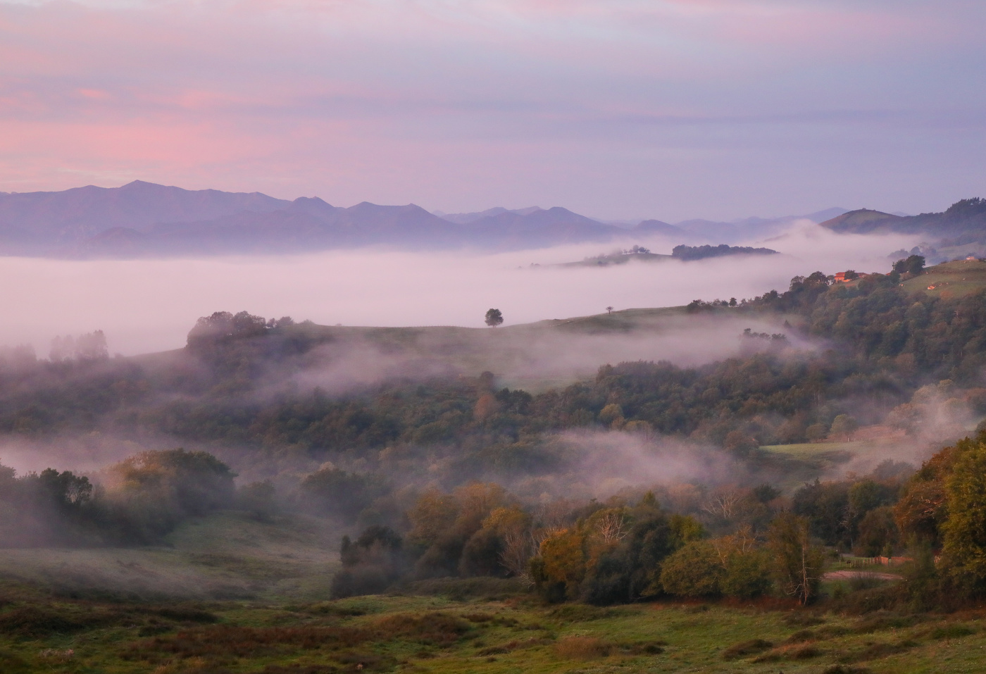 Рассвет в Астурии