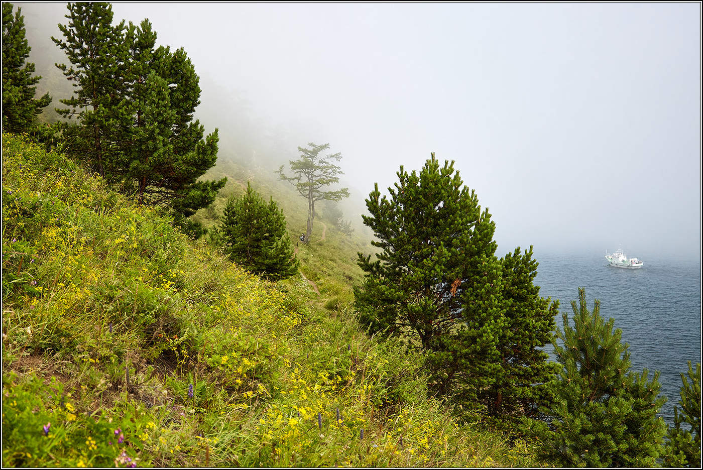На байкальских берегах.