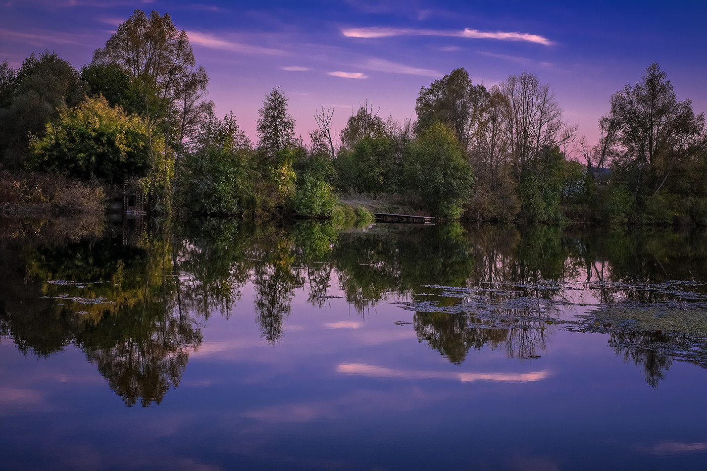 Сельский пруд...