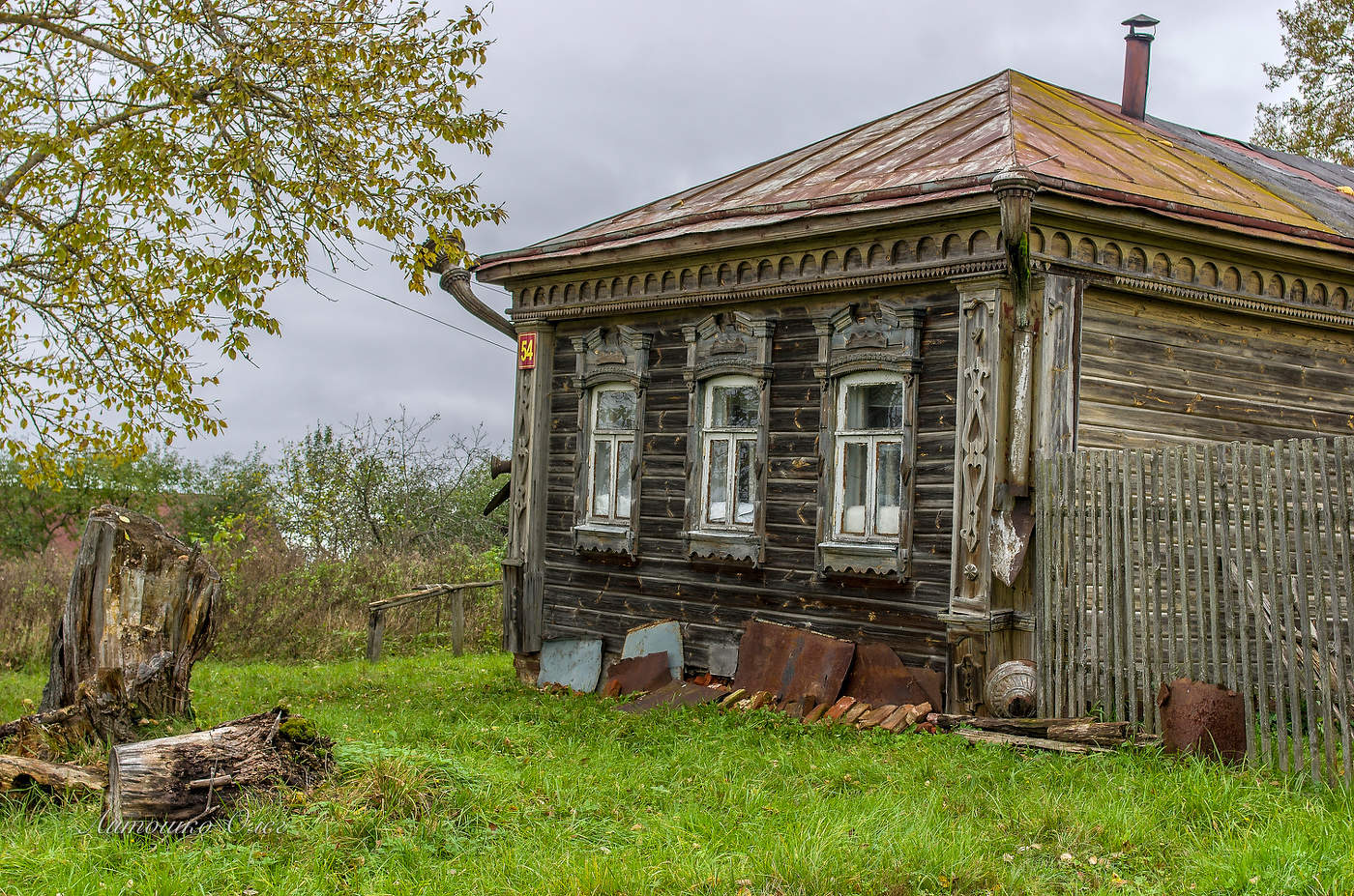Деревня Мокеево.