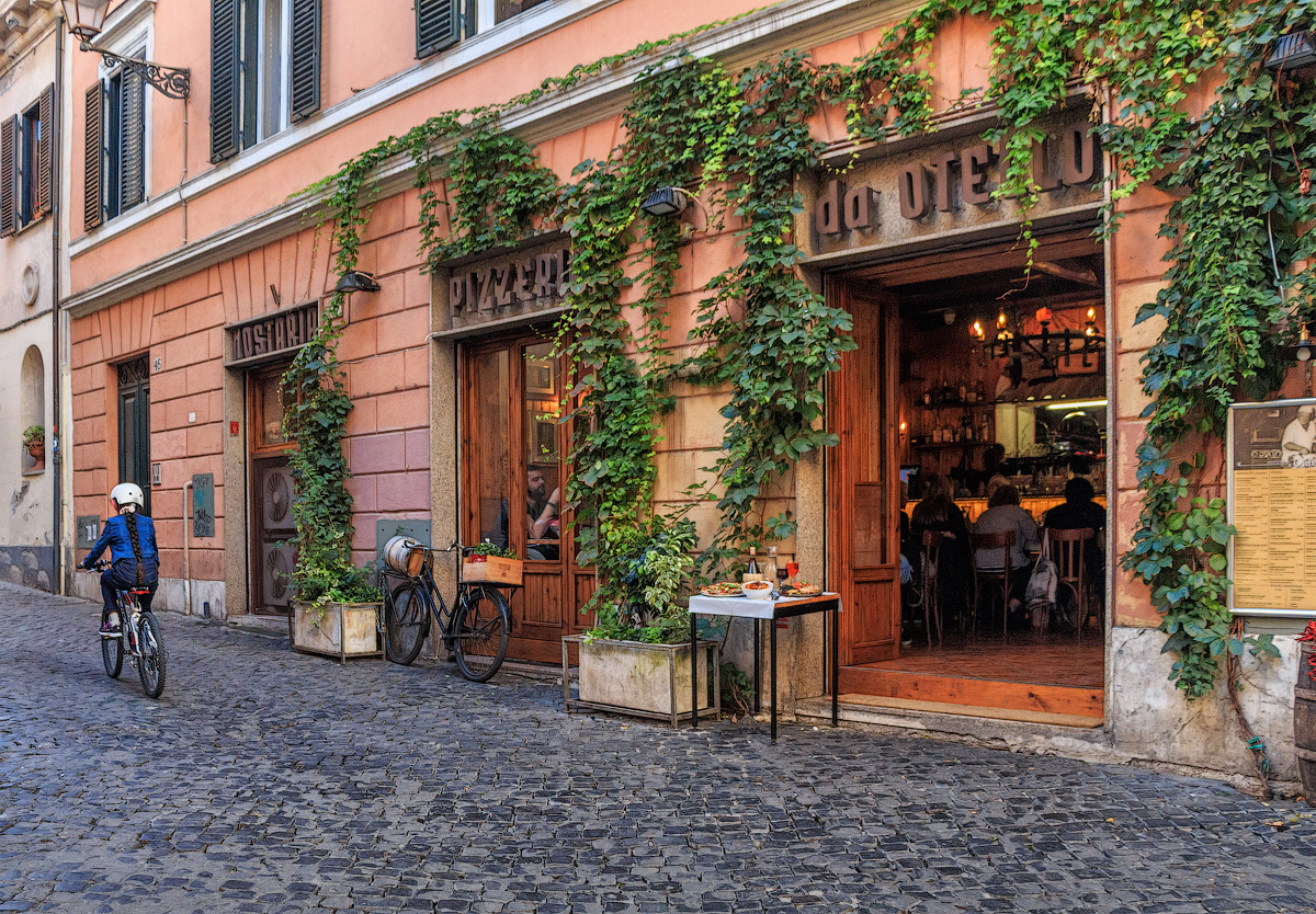 в районе Трастевере