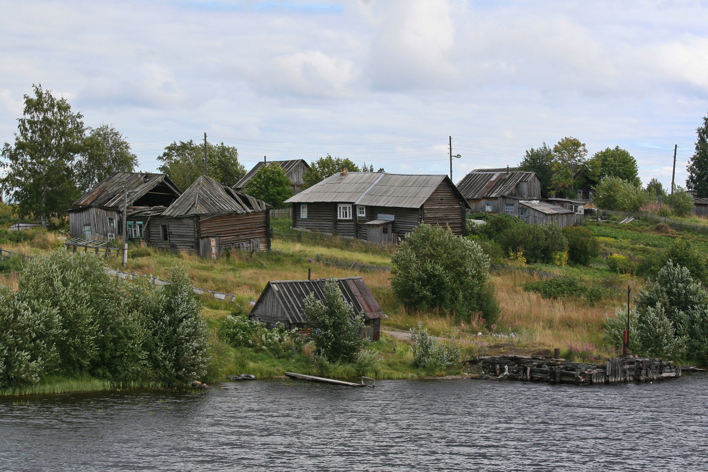 Деревенька в Карелии