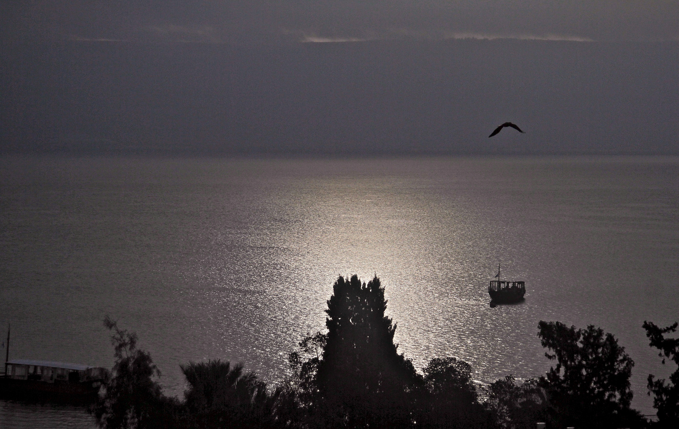Осеннее утро на море Галилейском