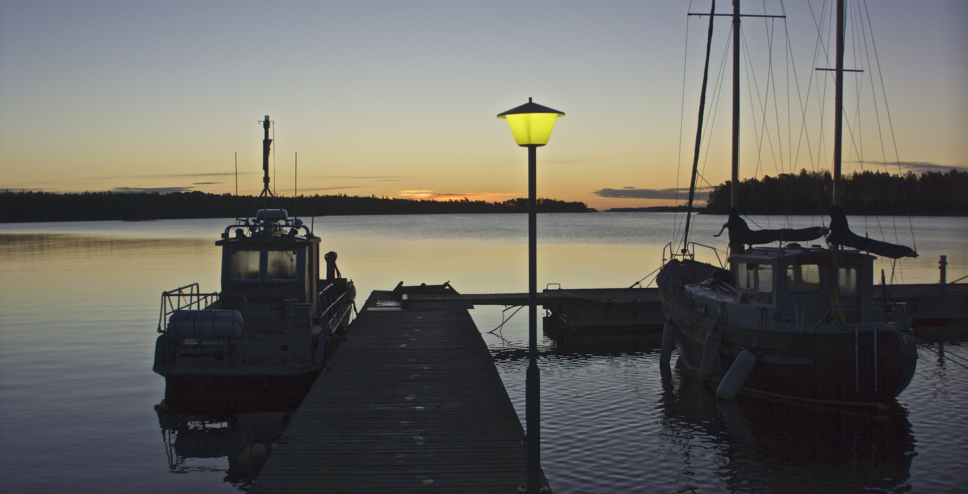 На фоне утренней зари...