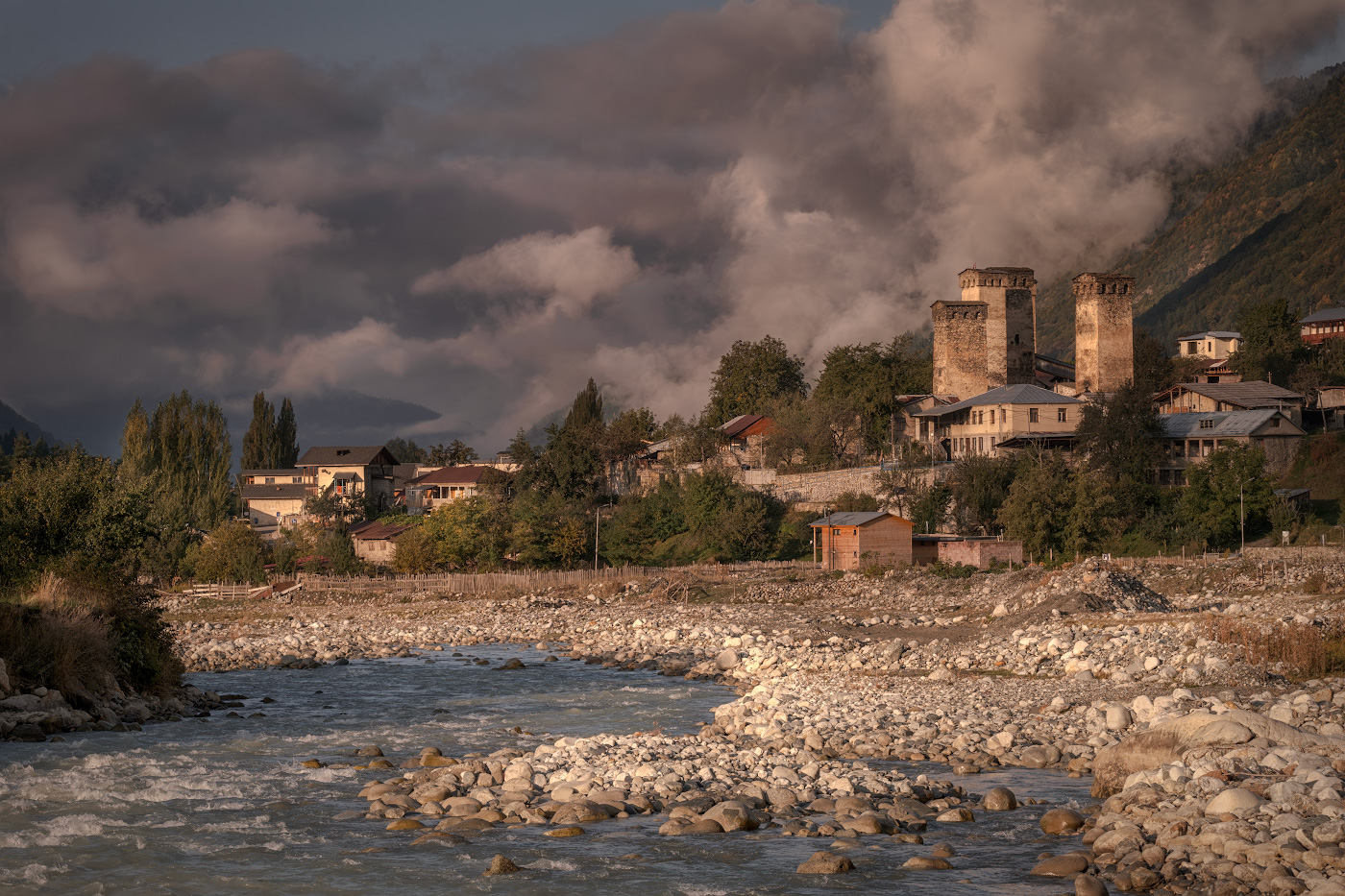 Autumn Morning In Mestia