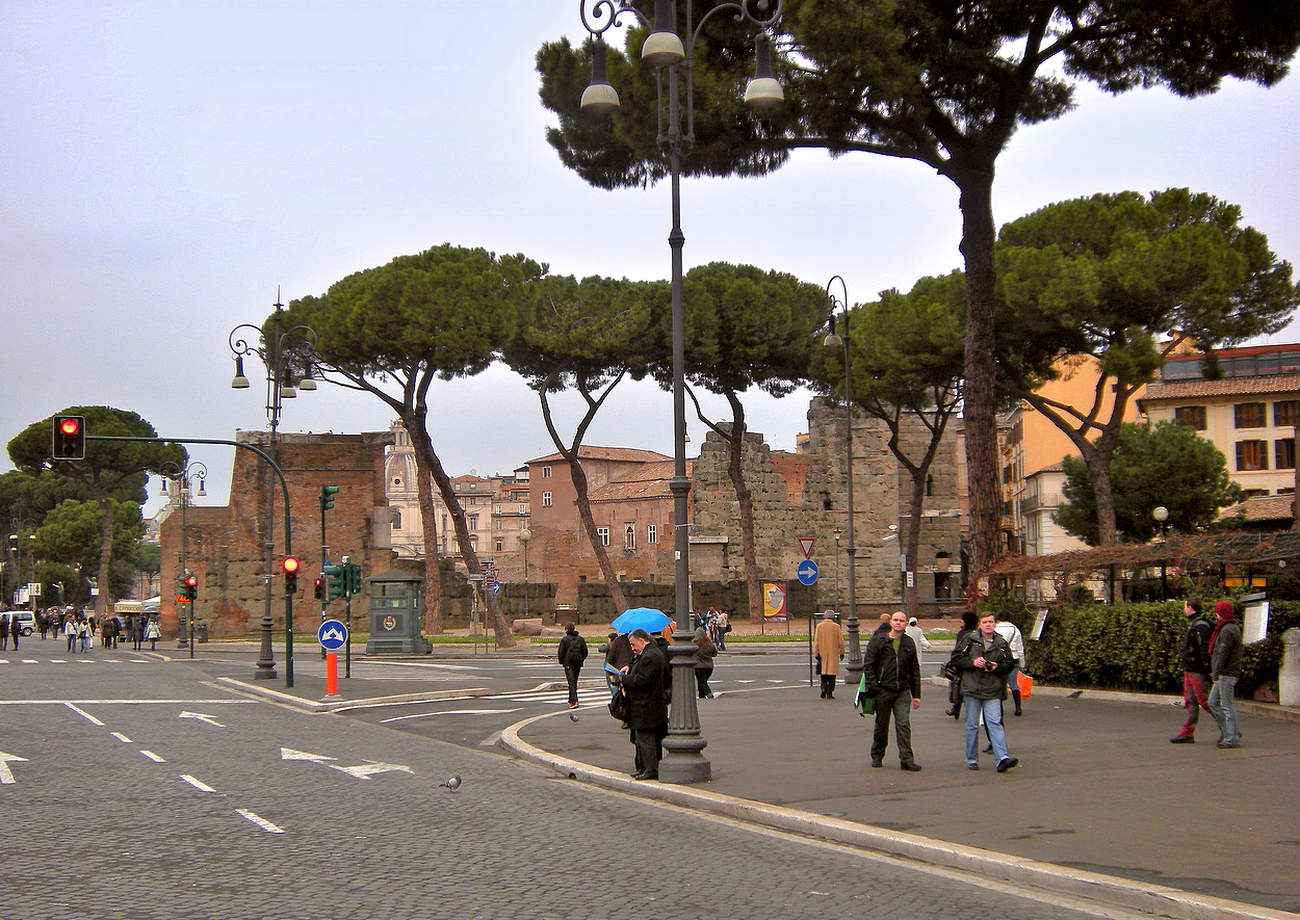 В Риме задождило