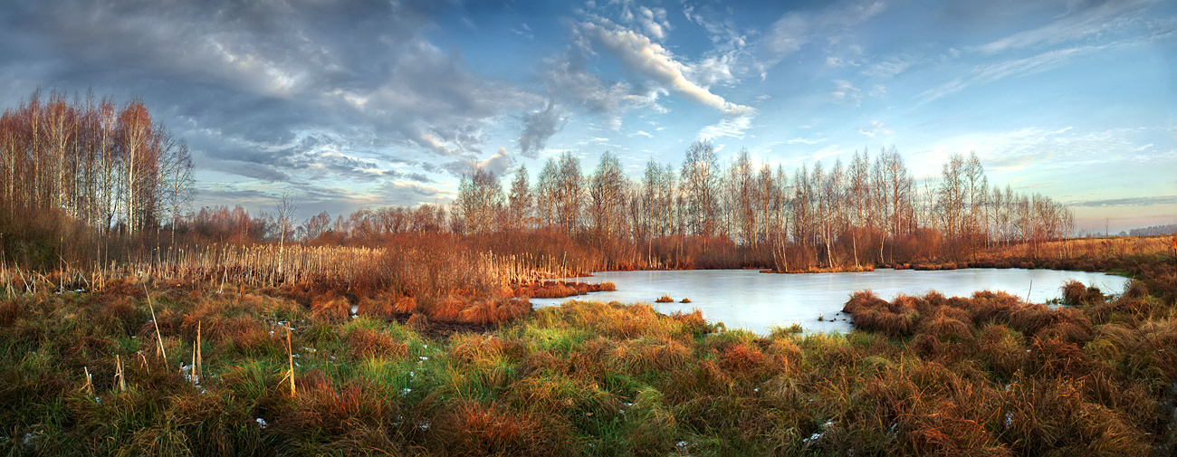 Ледяное озеро.
