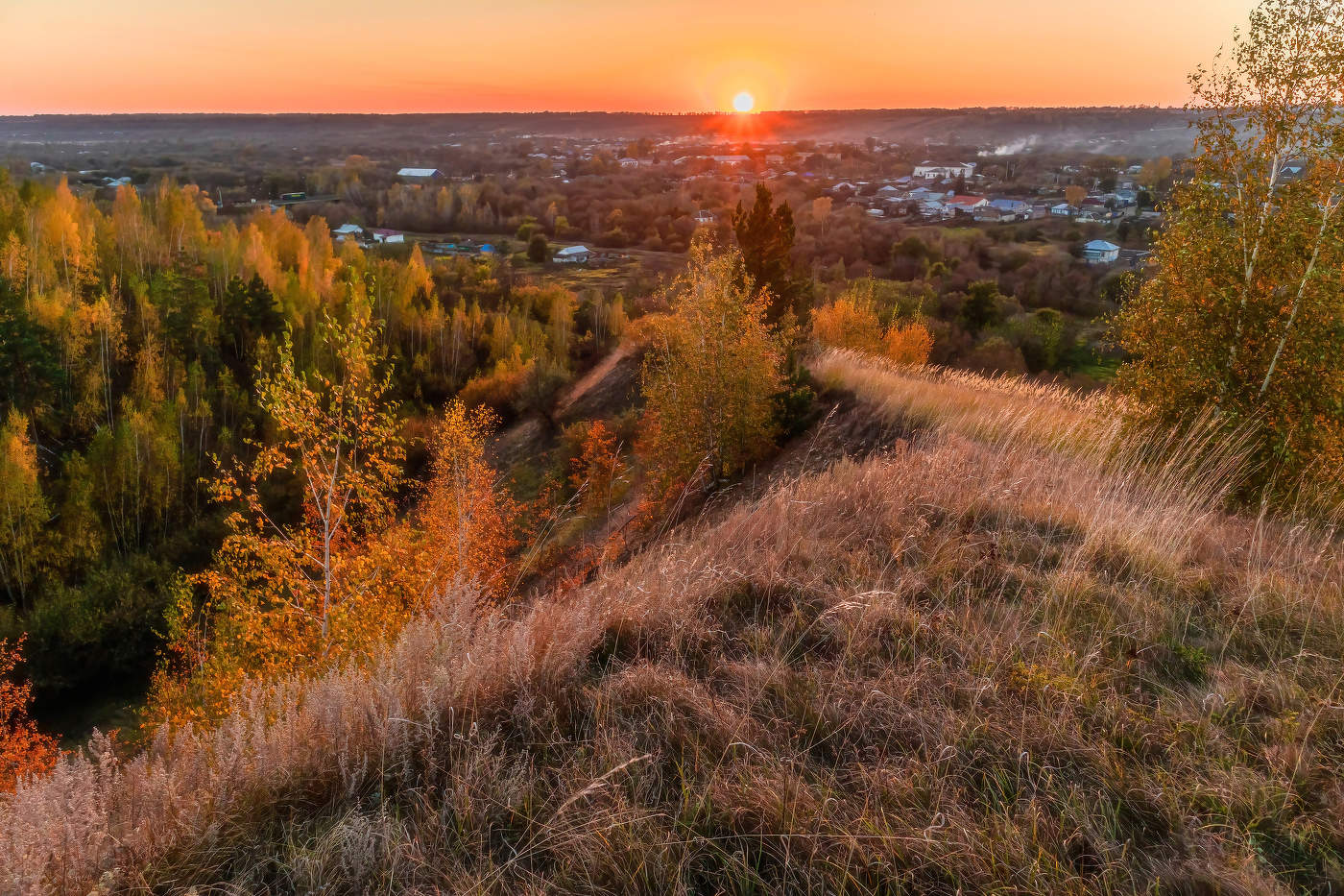 Осень на косогоре.