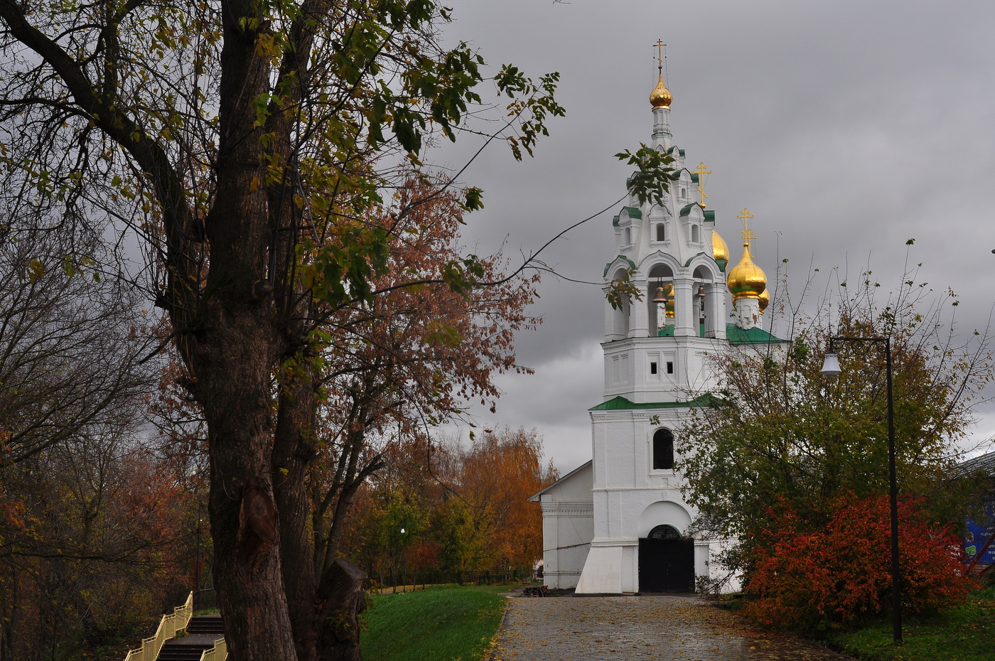 Дождь в городе.