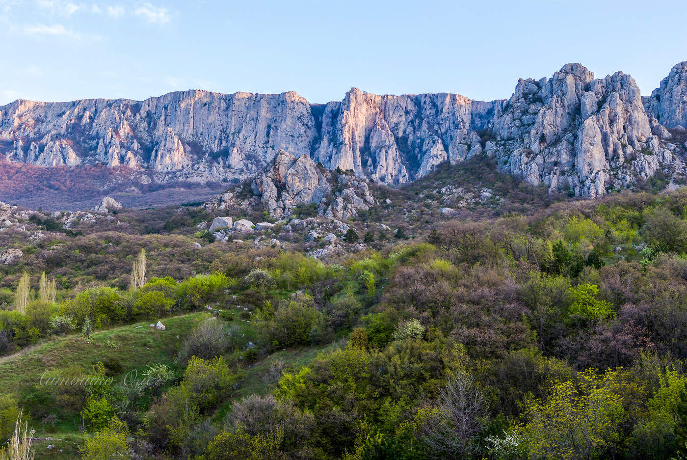 Рассвет в Крыму.