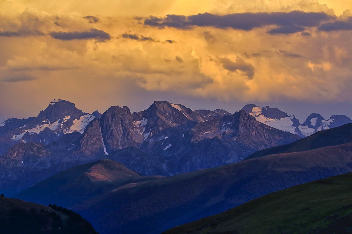 Вечер в горах