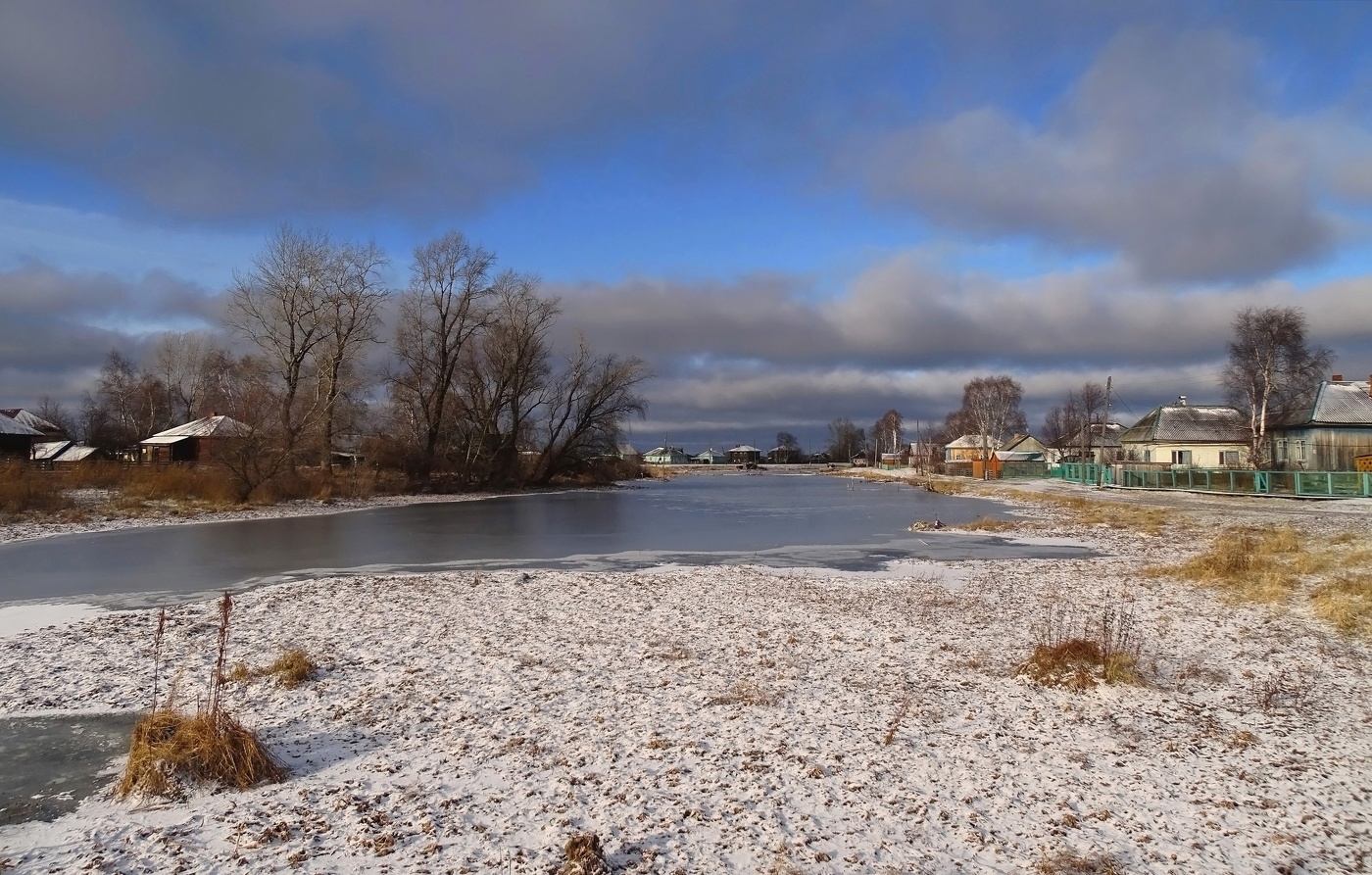С первым снегом...