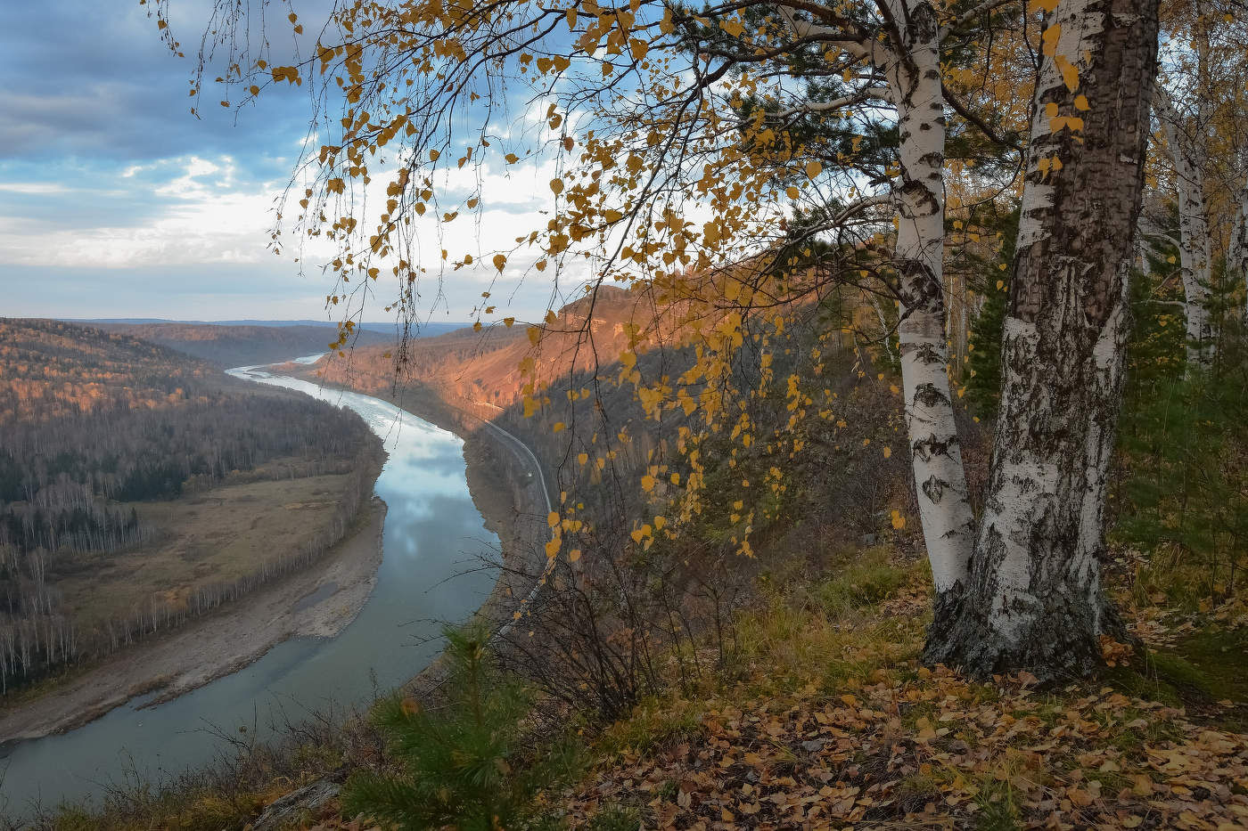Осенние Катунские утёсы