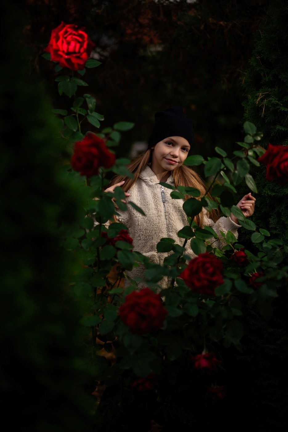 Милена в розах