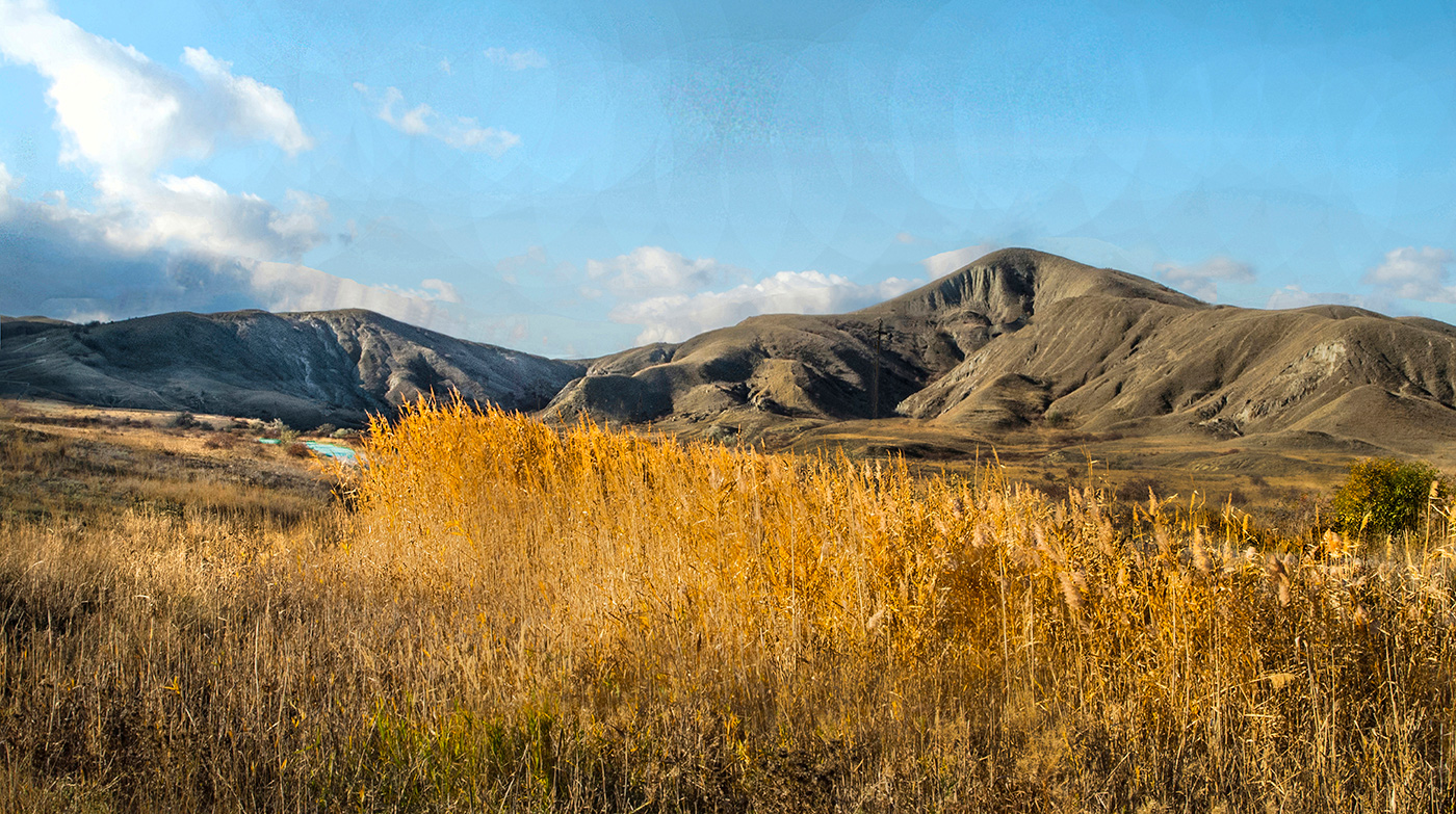 Природа. Холмы и степи.