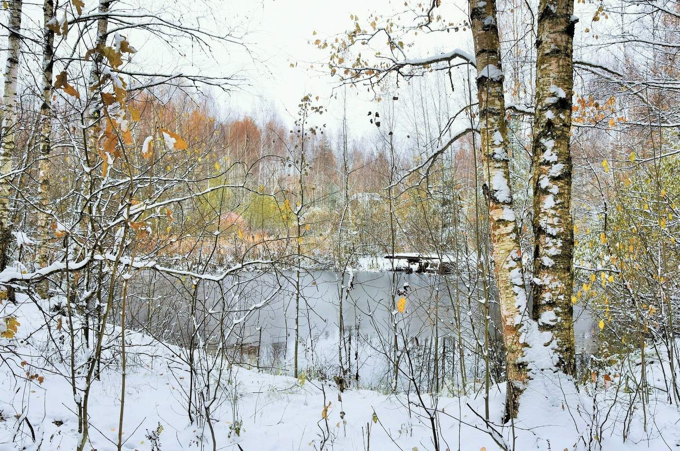 "Еще вчера, осенний день расплывчат был и слеп..."