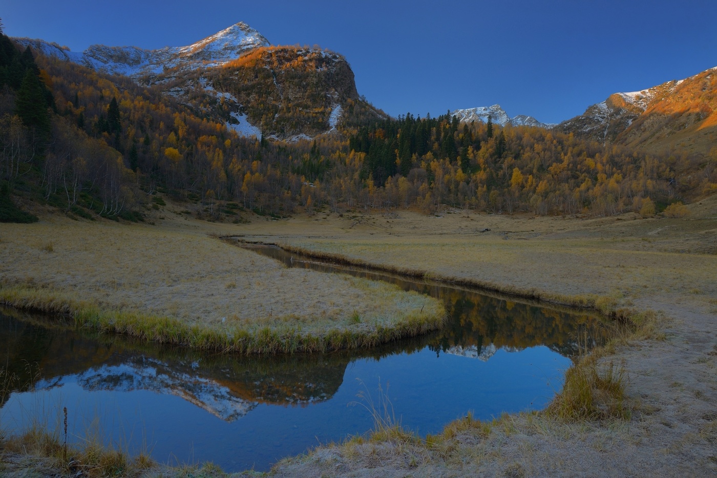 Рассвет в горах