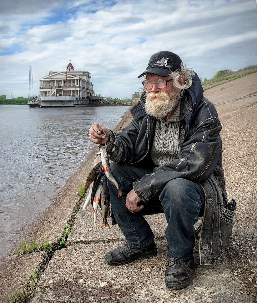 Заядлый рыбачок.