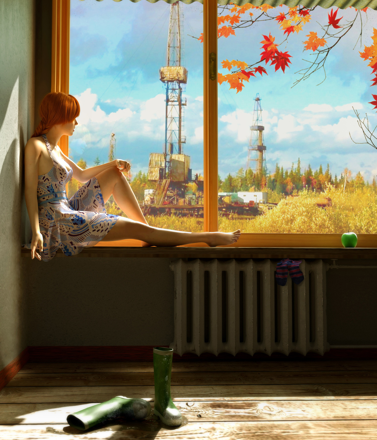 Геодезистка Настенька