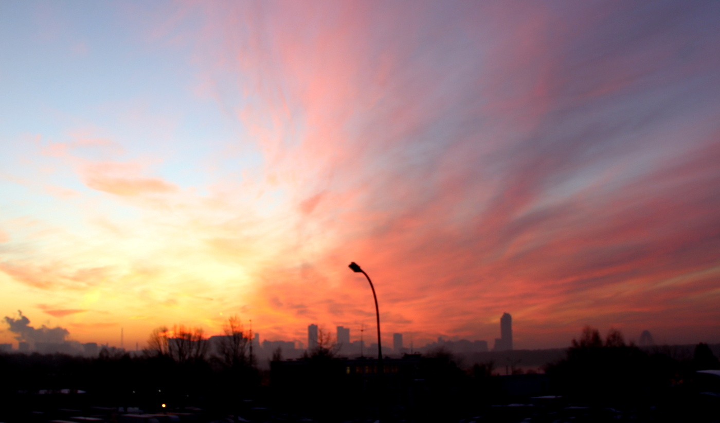 Закат над Строгино.