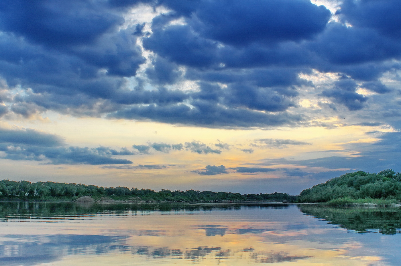 Тихий вечер после дождя