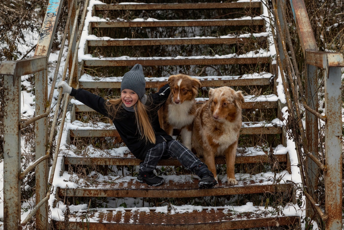 Металлическая лестница