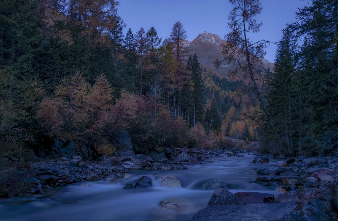 Утро у горного ручья