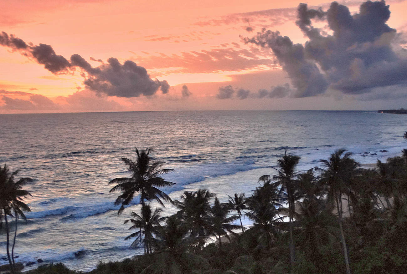 Южная тёплая ночь начинается