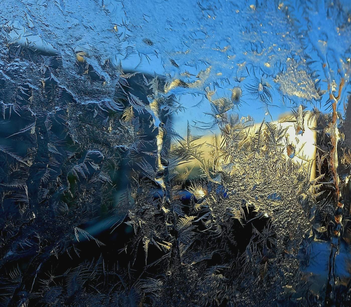 узор на окне