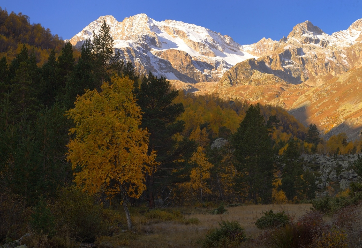 Утро в горах