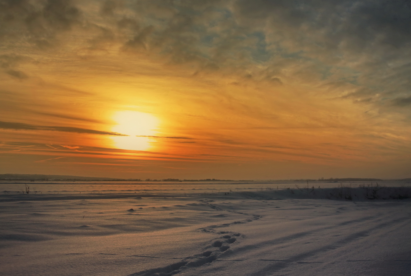 зимний вечер