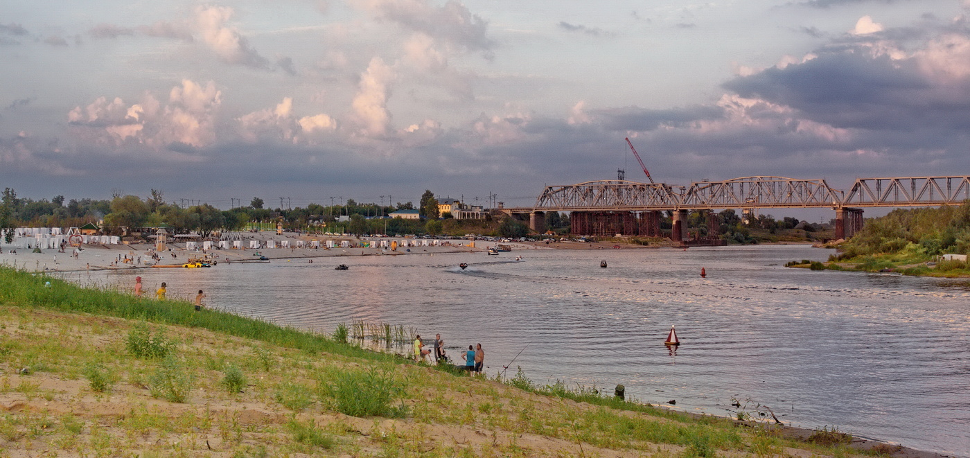 Вечерний август в городской среде