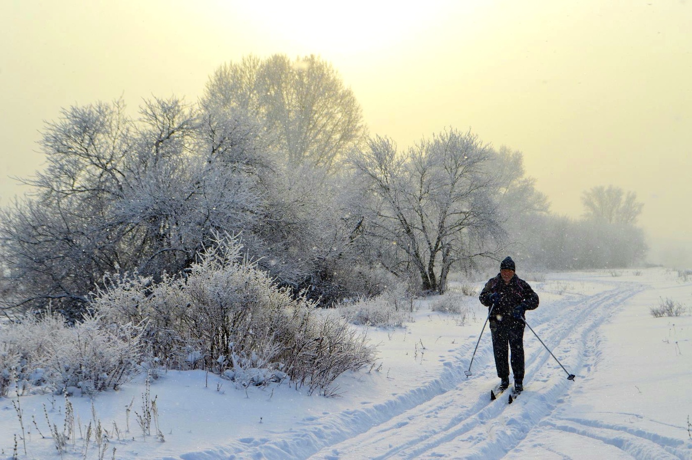 в воскресный день